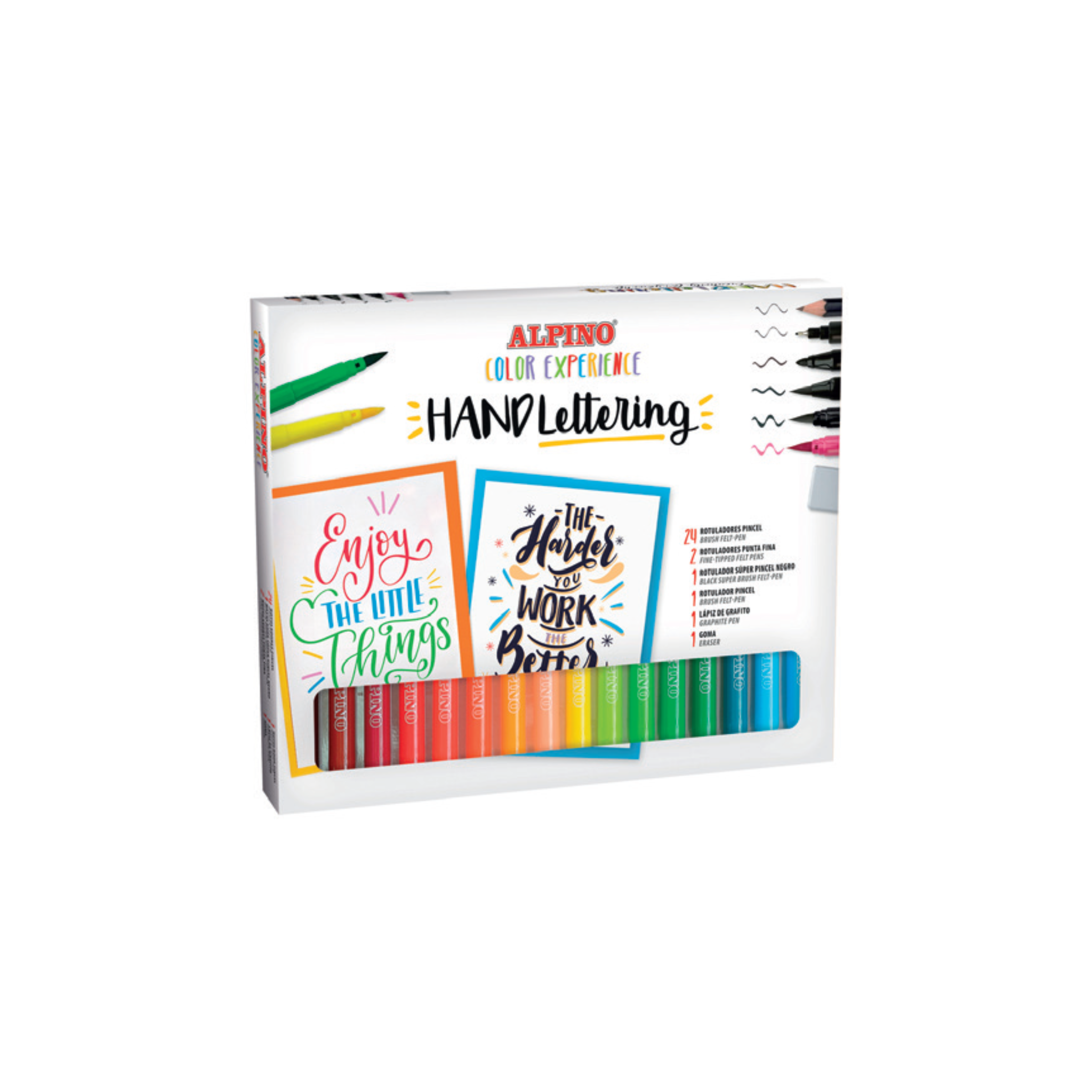 Marcador Color Experience Lettering / Alpino