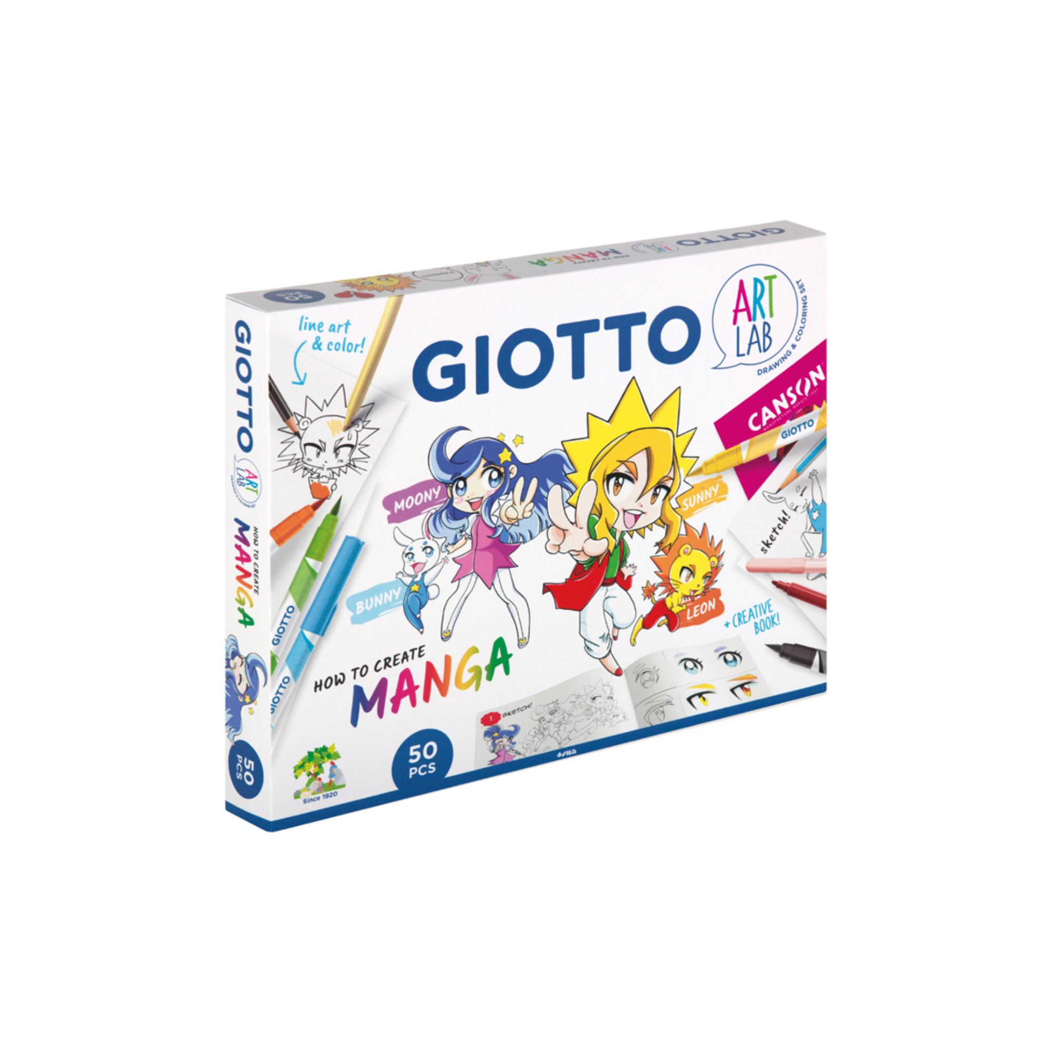 Conjunto Criativo Giotto Art Lab Manga / Giotto