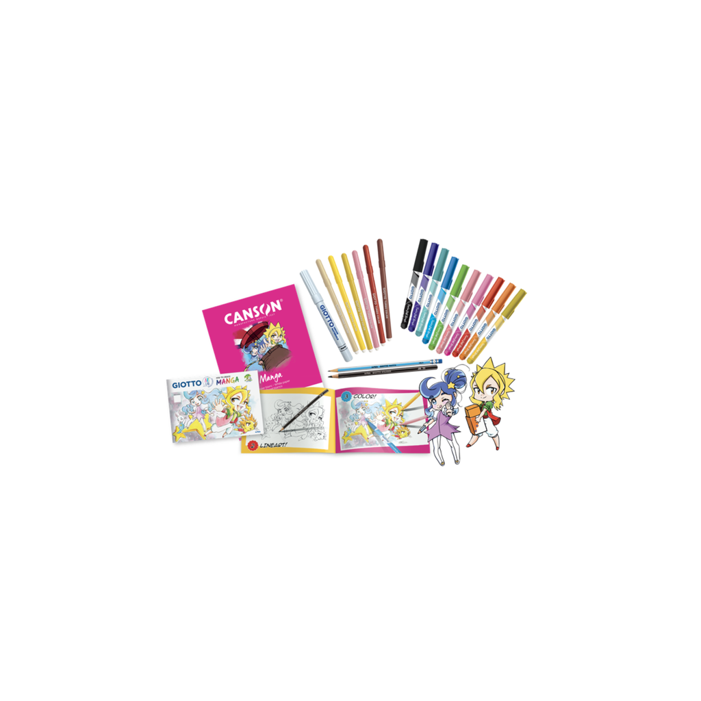 Conjunto Criativo Giotto Art Lab Manga / Giotto