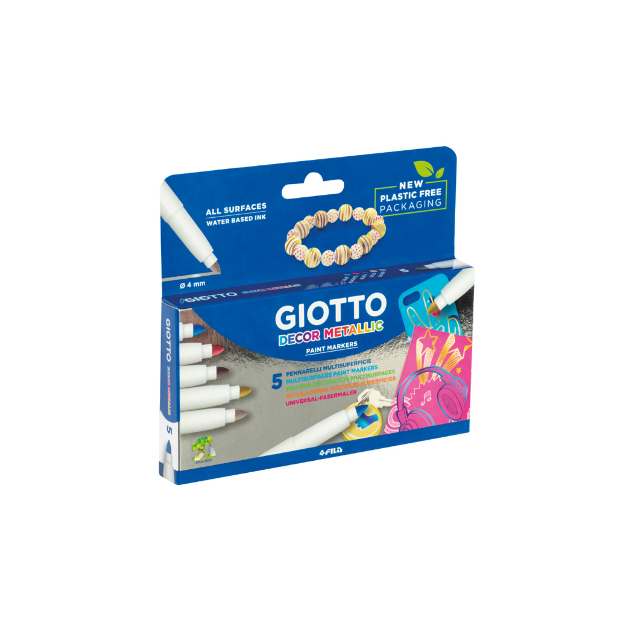 Marcador Multisuperfície Decor Metal / Giotto