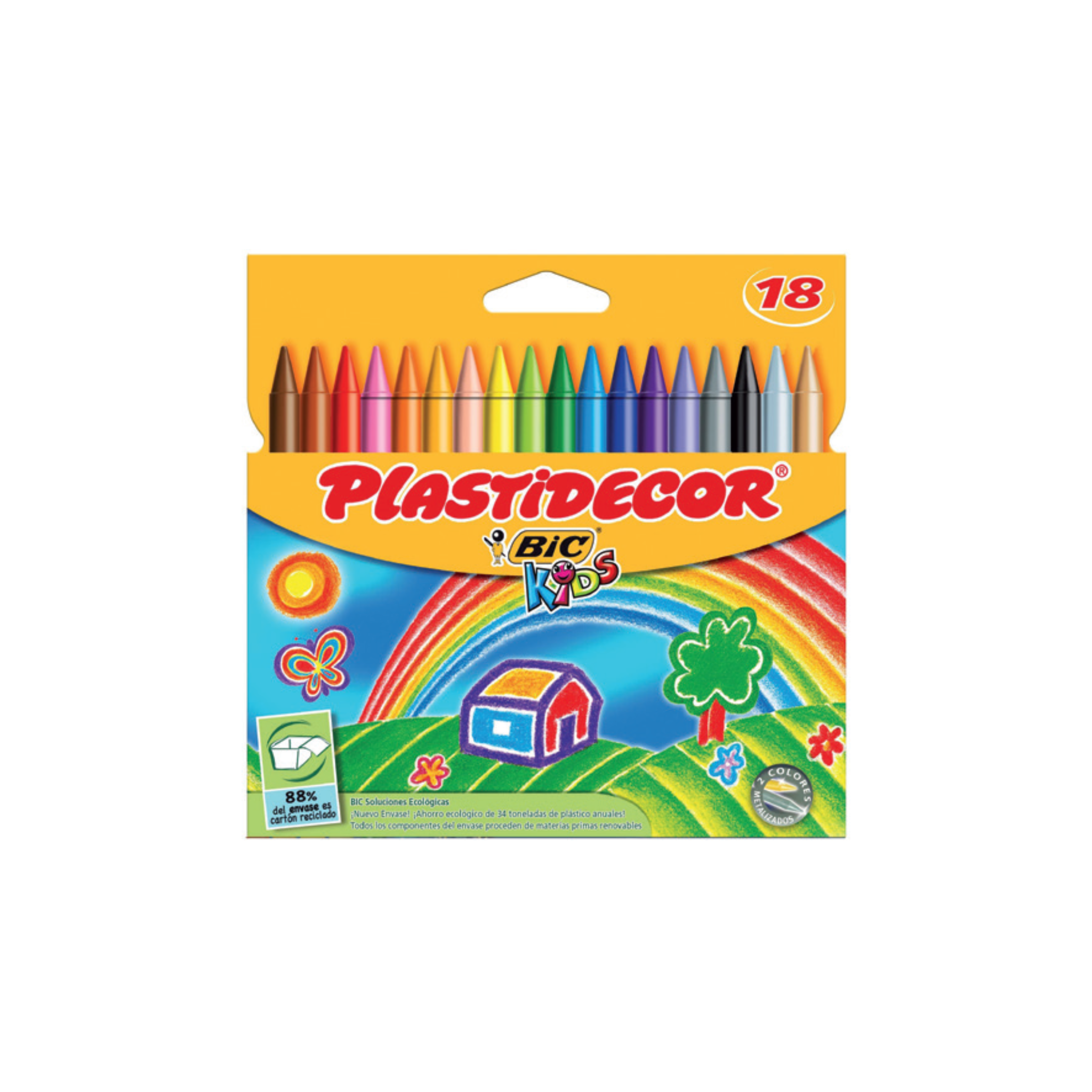 Lápis de Cera Plastidecor