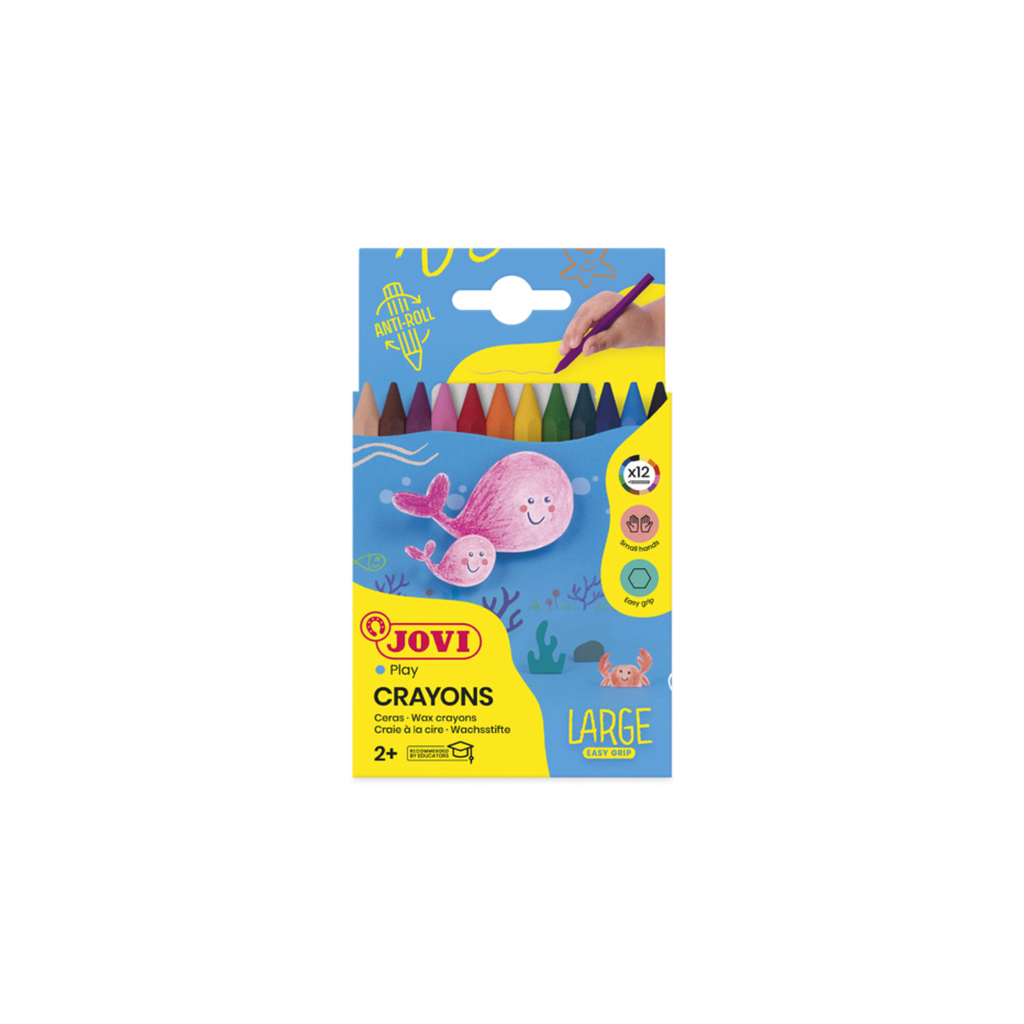 Lápis de Cera Large Easy Grip / Jovi