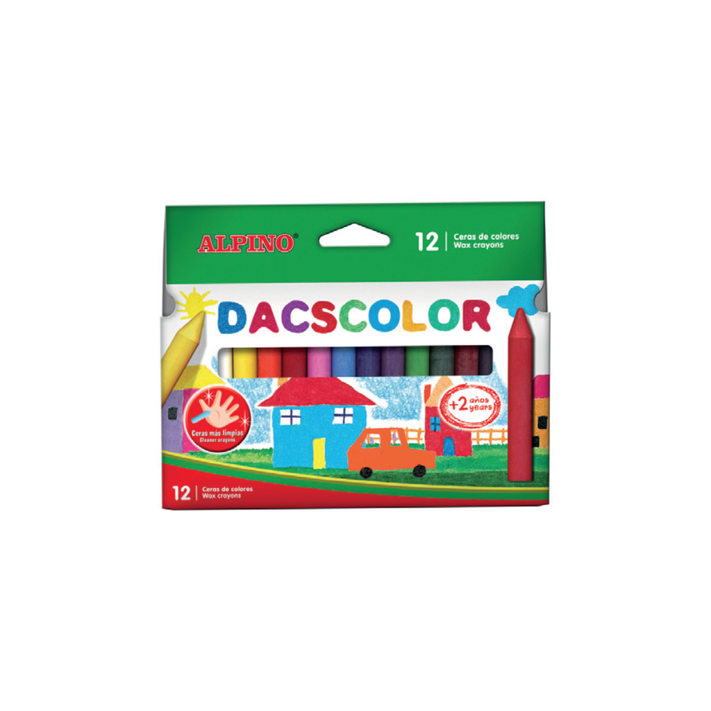 Lápis de Cera Semi-Suave Dacscor / Alpino