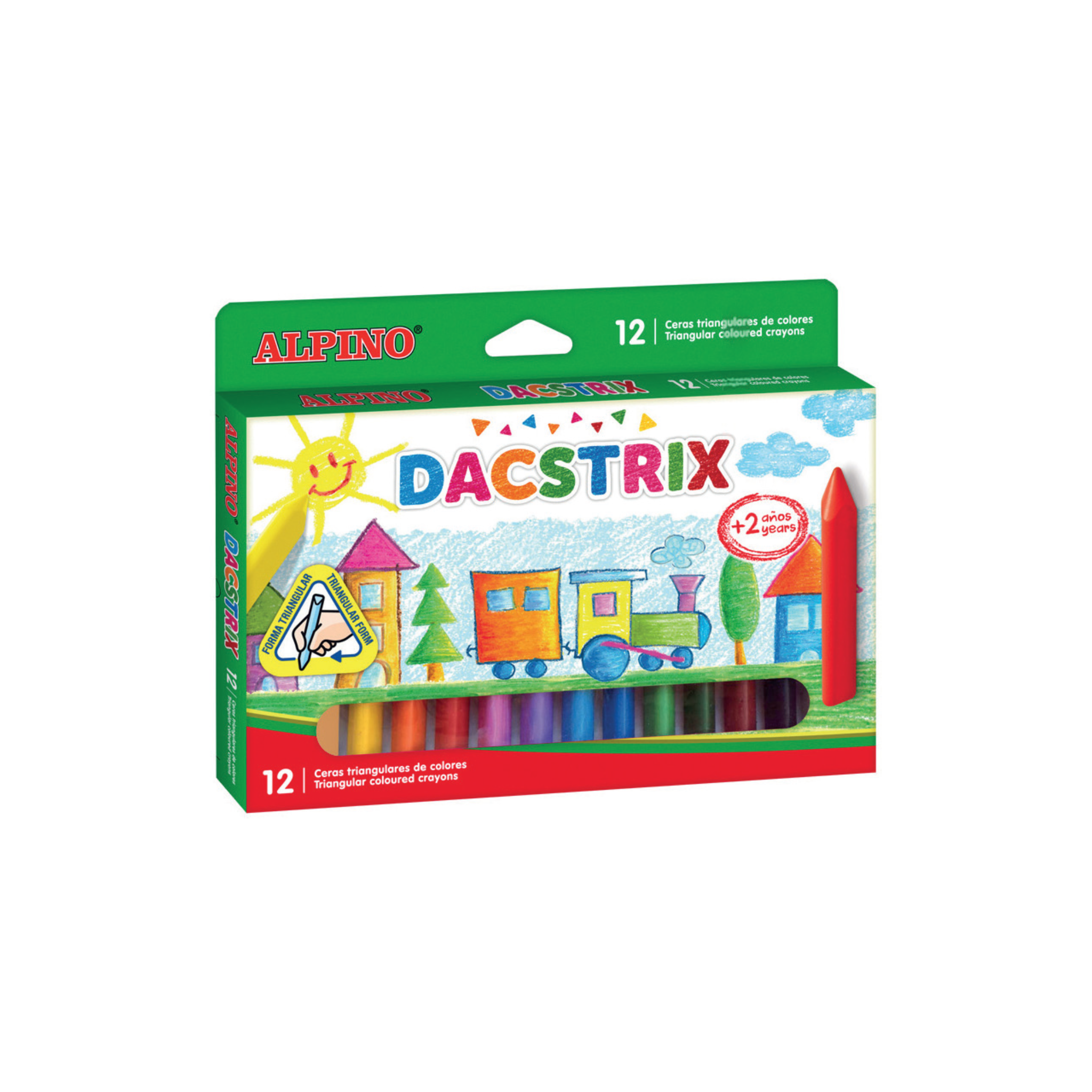 Lápis de Cera Semi-Suave Dacs Trix / Alpino