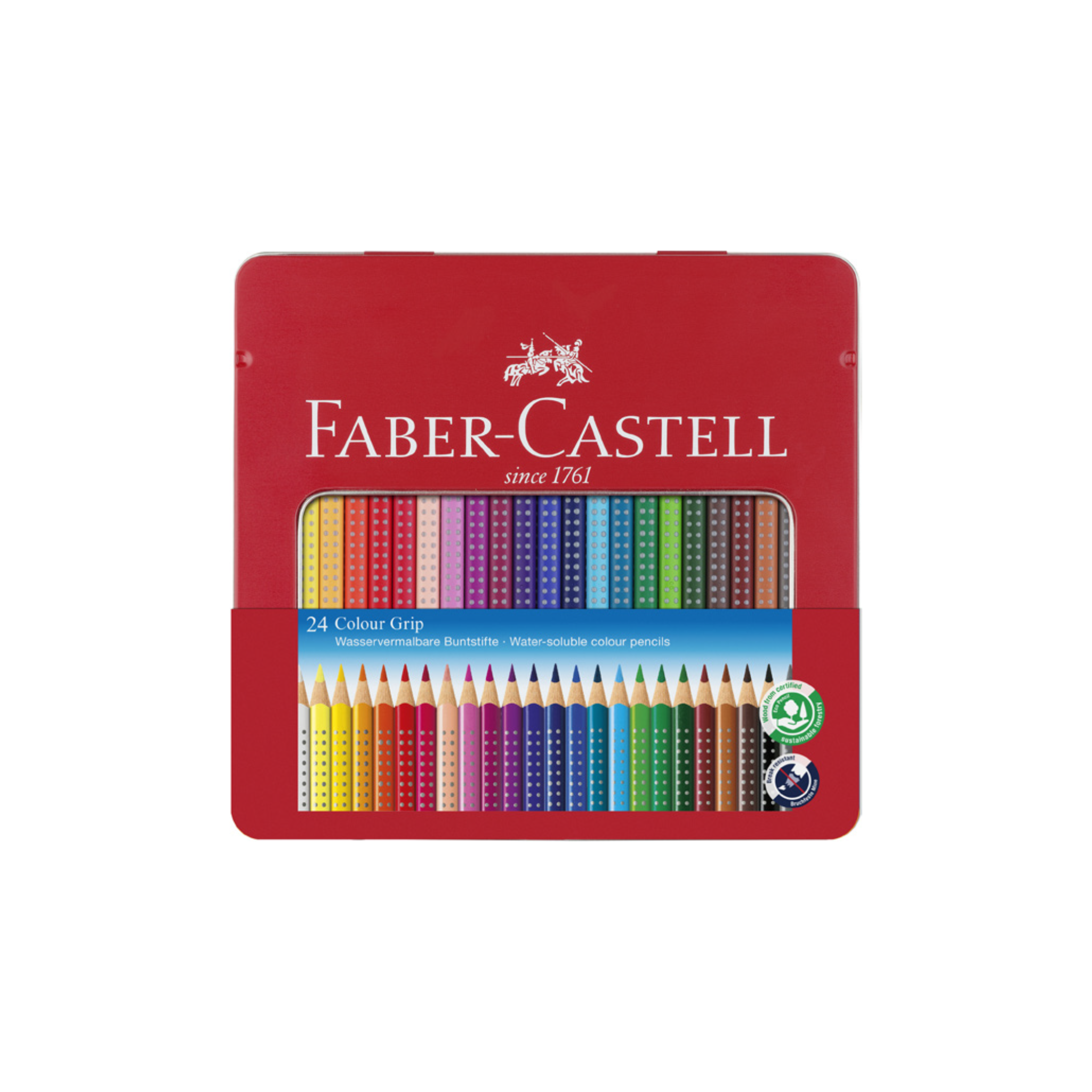 Lápis de Cor Aguareláveis Colour Grip / FAber Castell
