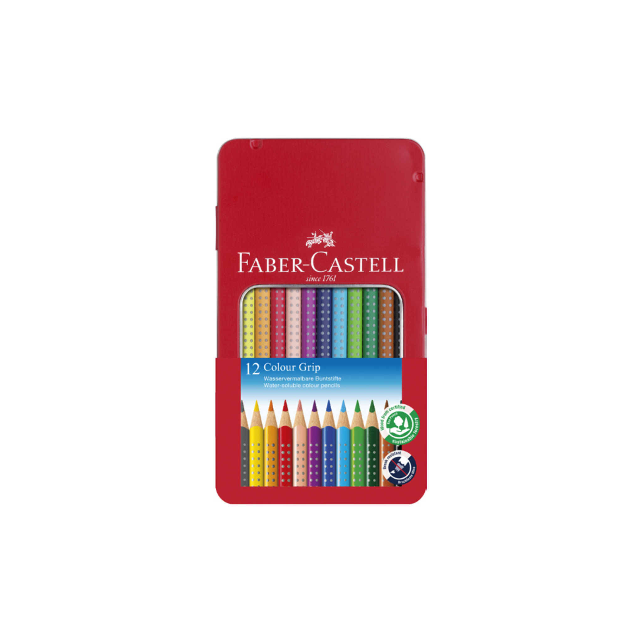 Lápis de Cor Aguareláveis Colour Grip / FAber Castell