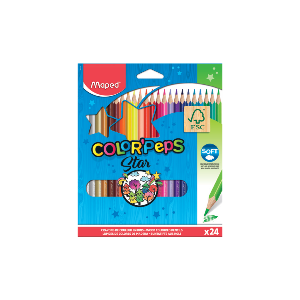 Lápis de Cor Triangulares Color´Peps / Maped