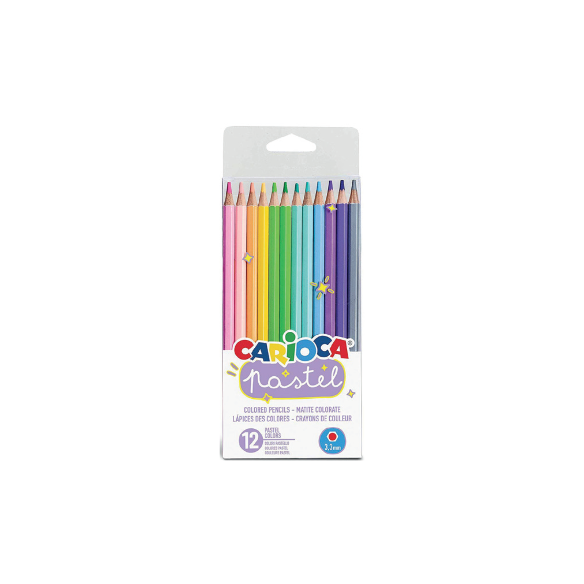 Lápis de Cor Pastel / Carioca