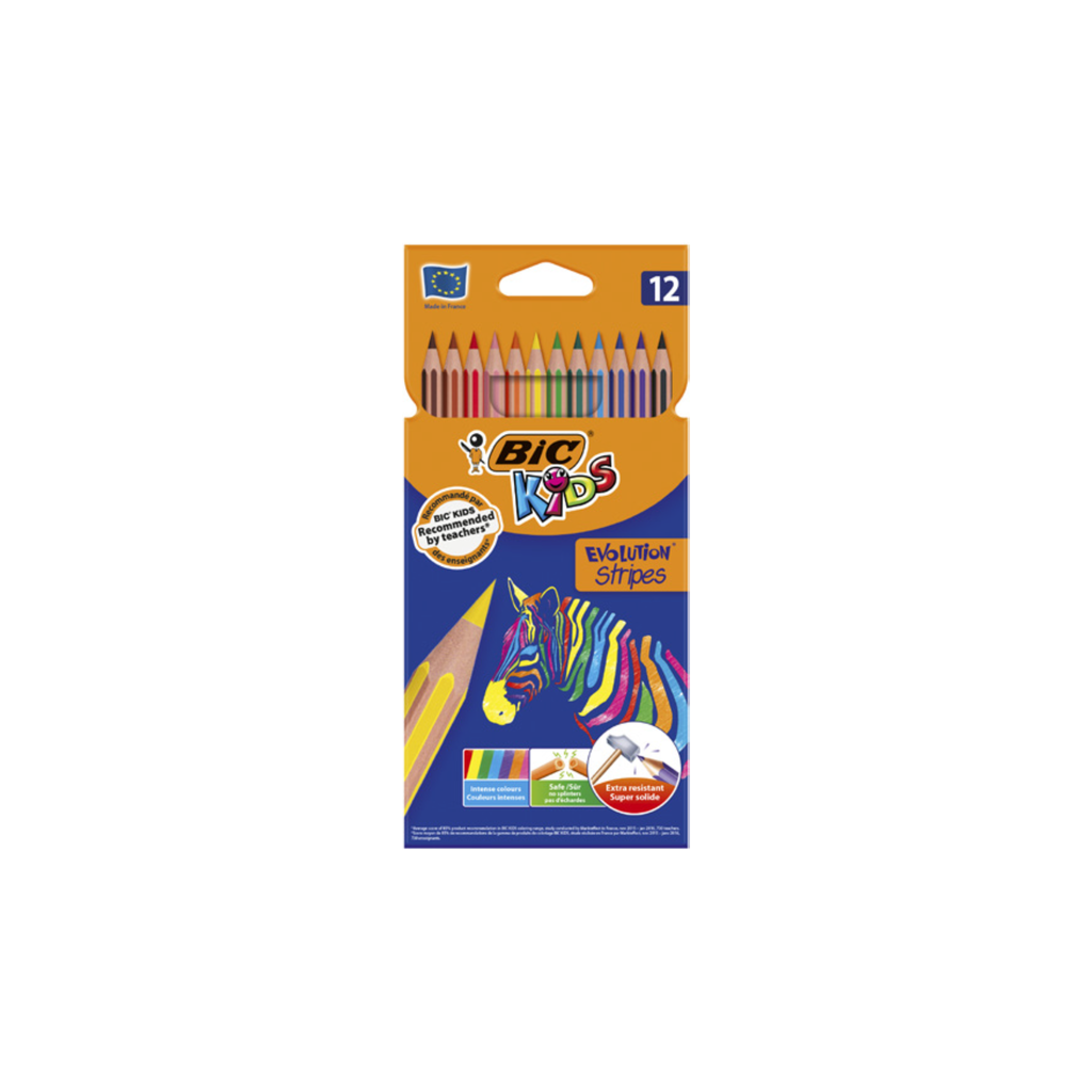 Lápis de Cor Stripes / Bic