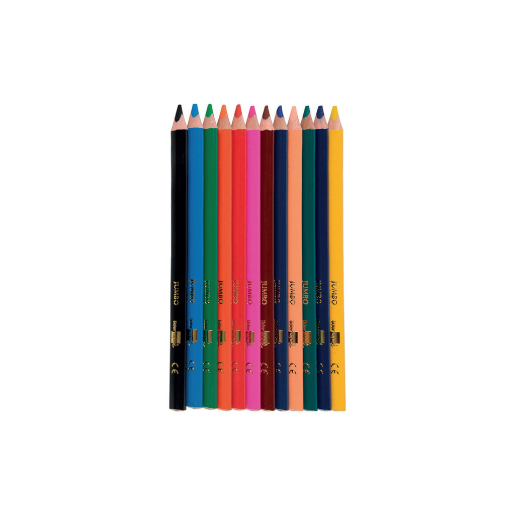 Lápis de Cor Triangulares Jumbo / Liderpapel