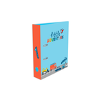 Dossier escolar A4 Pets Friends Kidventure World lombada larga 2 argolas sortido / Ambar
