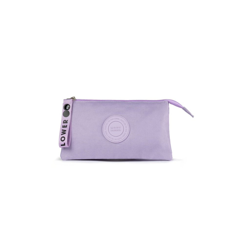 Bolsa Retangular Tripla Lavander Campus Moonflower / Amabar