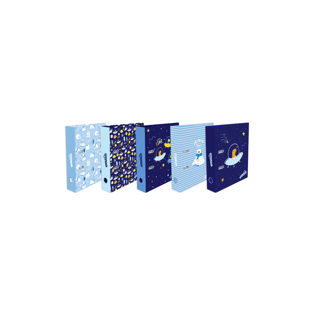 Capa A4 Lombada Larga 2 Argolas Pets World Boy / Ambar