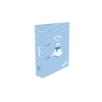Capa A4 Lombada Larga 2 Argolas Pets World Boy / Ambar