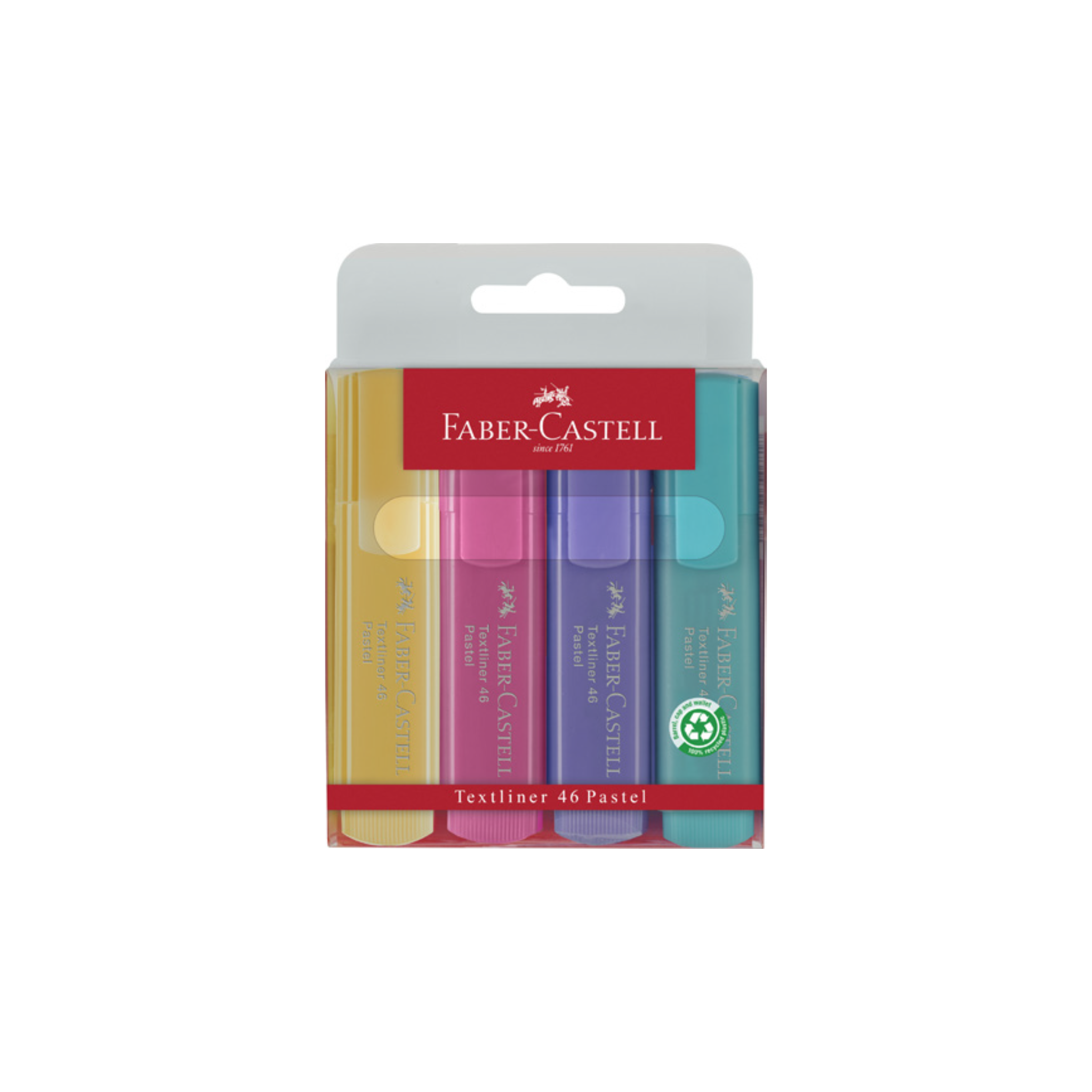 Marcador Fluorescente 1546 Pastel / Faber Castell