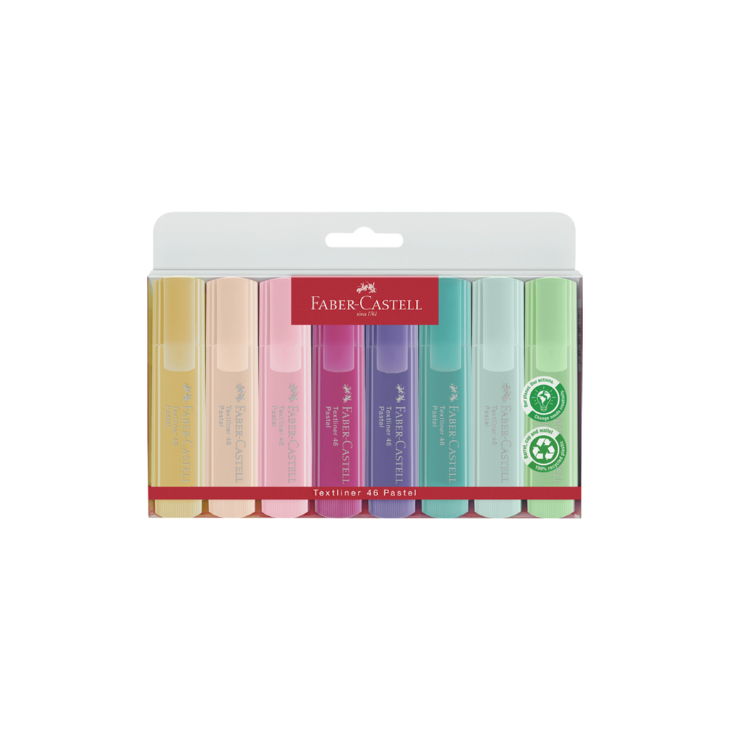 Marcador Fluorescente 1546 Pastel / Faber Castell