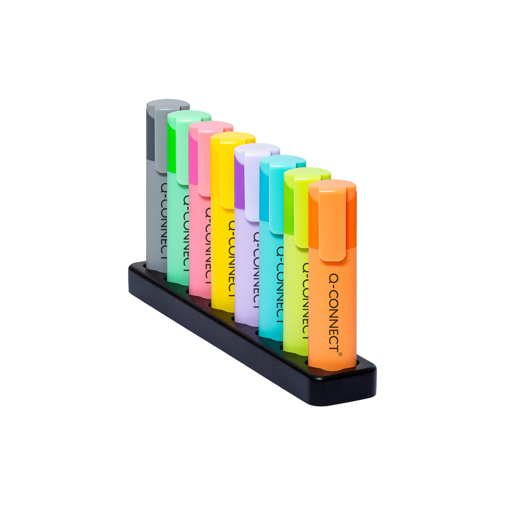 Marcador Fluorescente Pastel / Q-Connect
