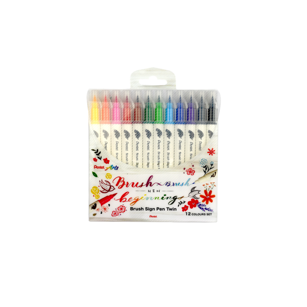 Brush Sign Pen Twin / Pentel