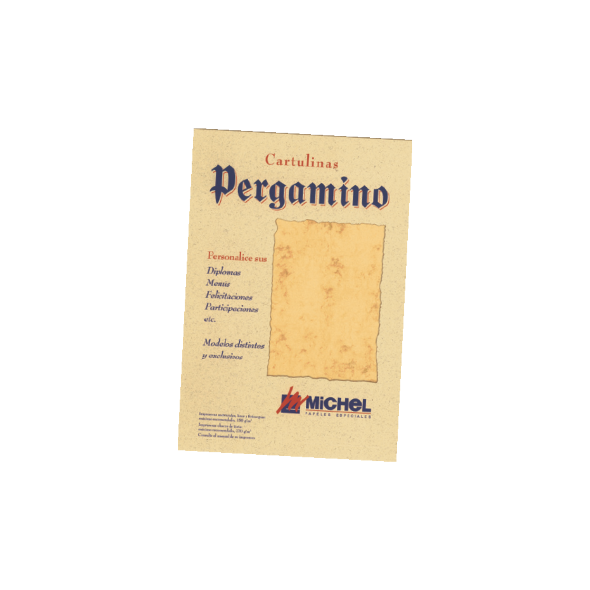 Papel Pergaminho. 25 Folhas