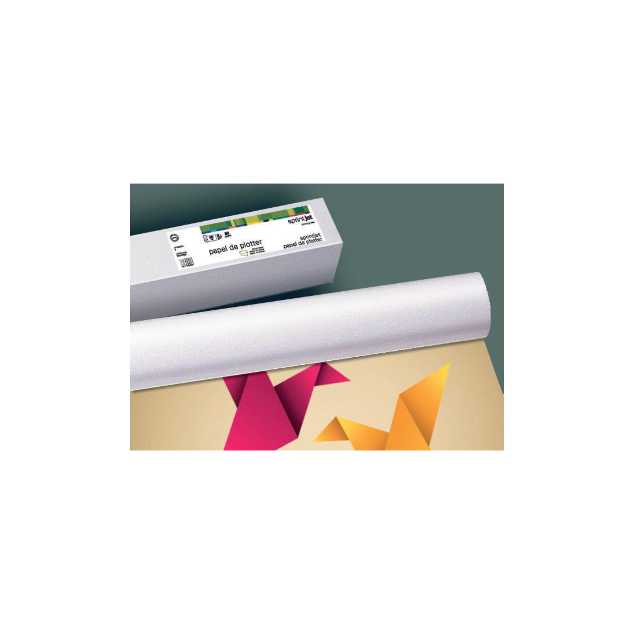 Papel Reprografia para Plotter 100 g/m²