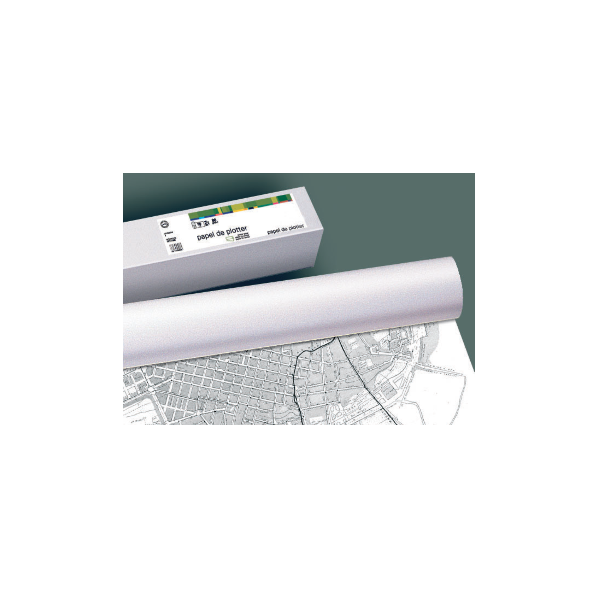 Papel Reprografia para Plotter 80 g/m²