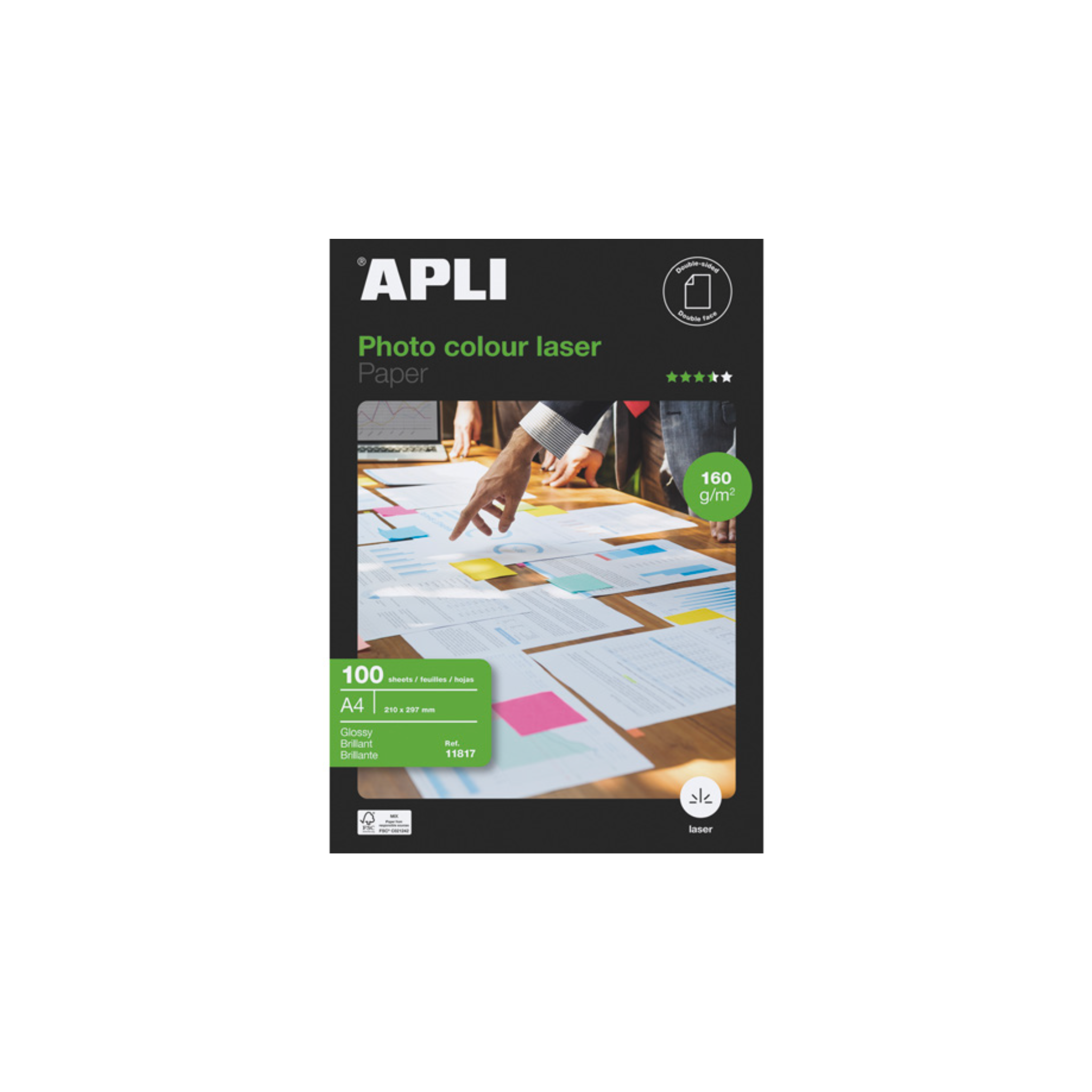 Papel Foto Laser Glossy 160 g/m². DIN A4