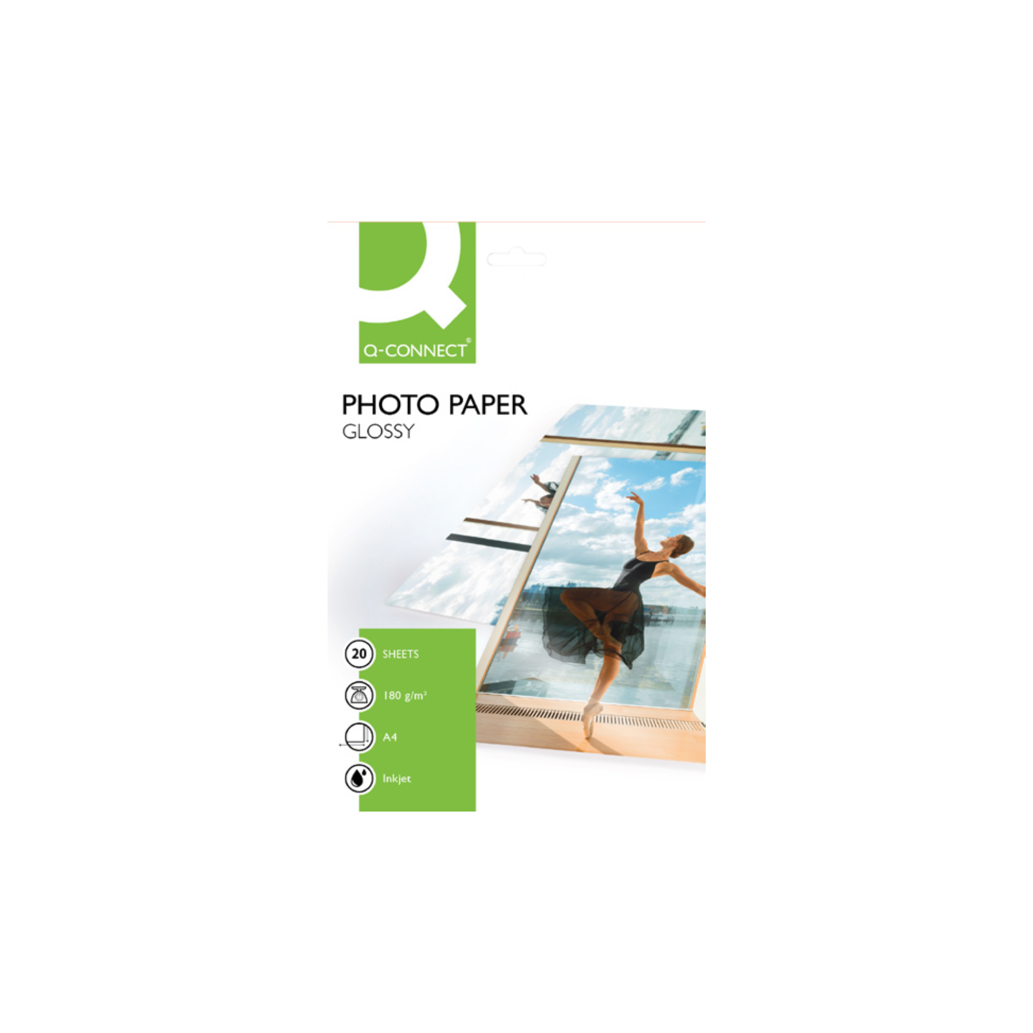 Papel Foto Glossy 180 g/m². DIN A4
