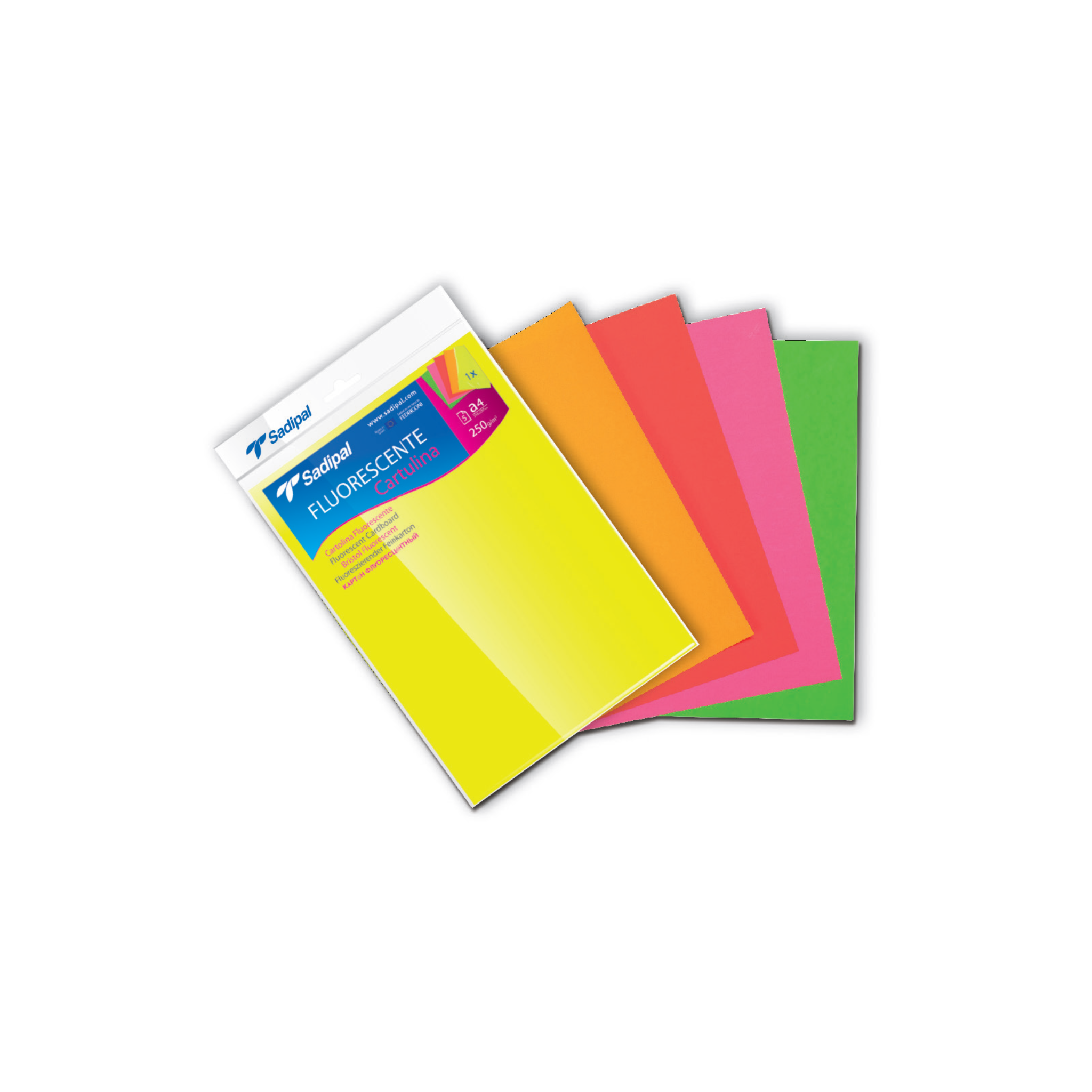 Cartolina Fluorescente 230 g/m². 50 x 65 cm