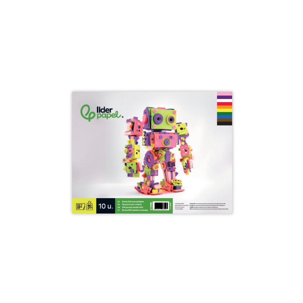 Bloco de Trabalhos Manuais – Goma Eva / Liderpapel
