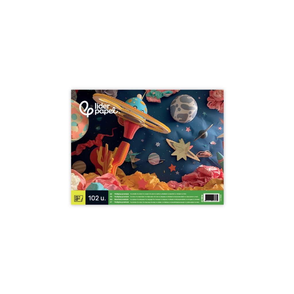 Bloco de Trabalhos Manuais – Múltiplas Premium / Liderpapel