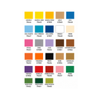 Cartolina 50 x 65 cm. Pack de 25 Folhas Monocolor