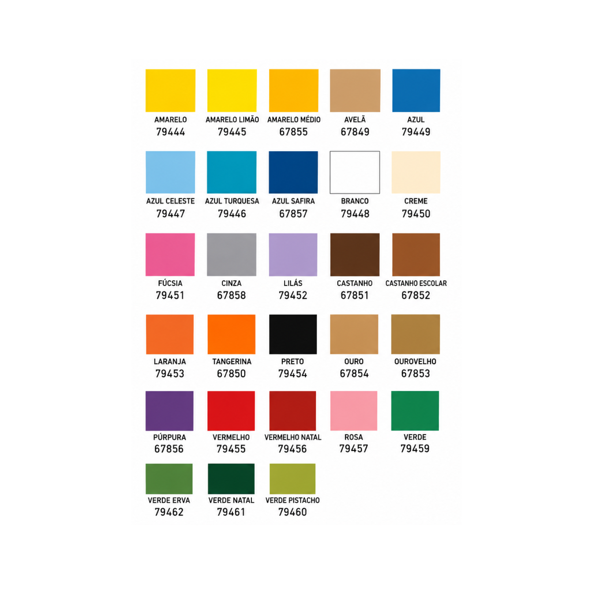 Cartolina 50 x 65 cm. Pack de 25 Folhas Monocolor