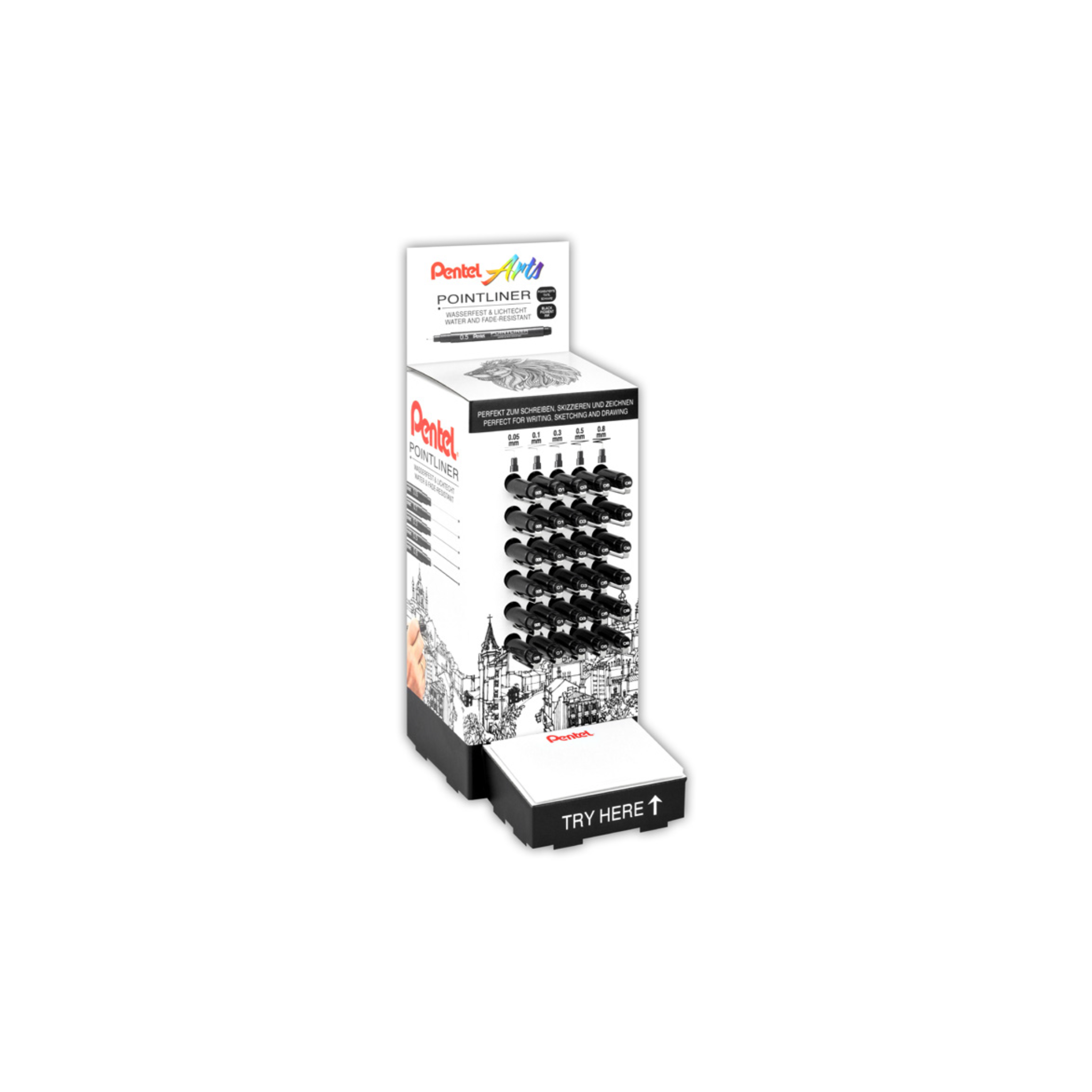 Marcador Micrométrico Pointliner / Pentel