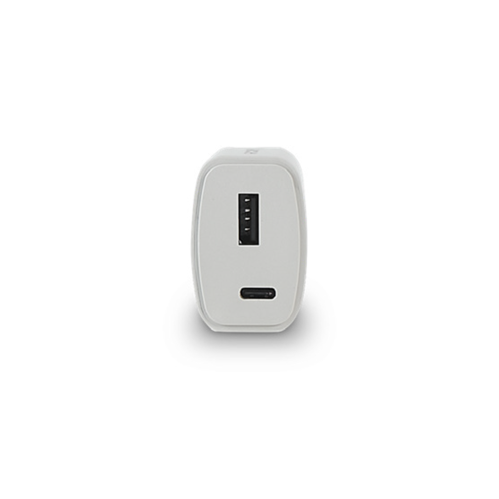 Carregador de Parede Duplo USB-A e USB-C