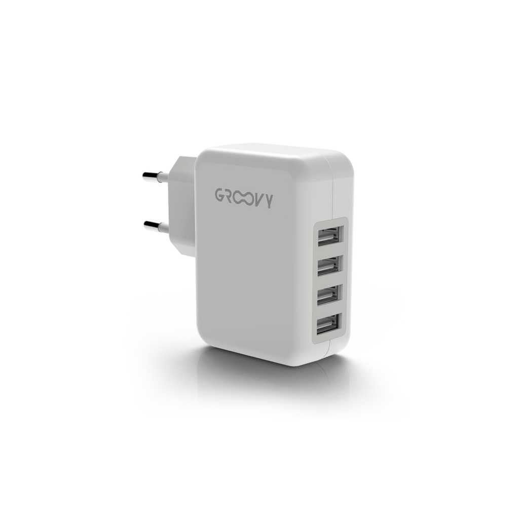 Carregador de Parede Quatro USB-A