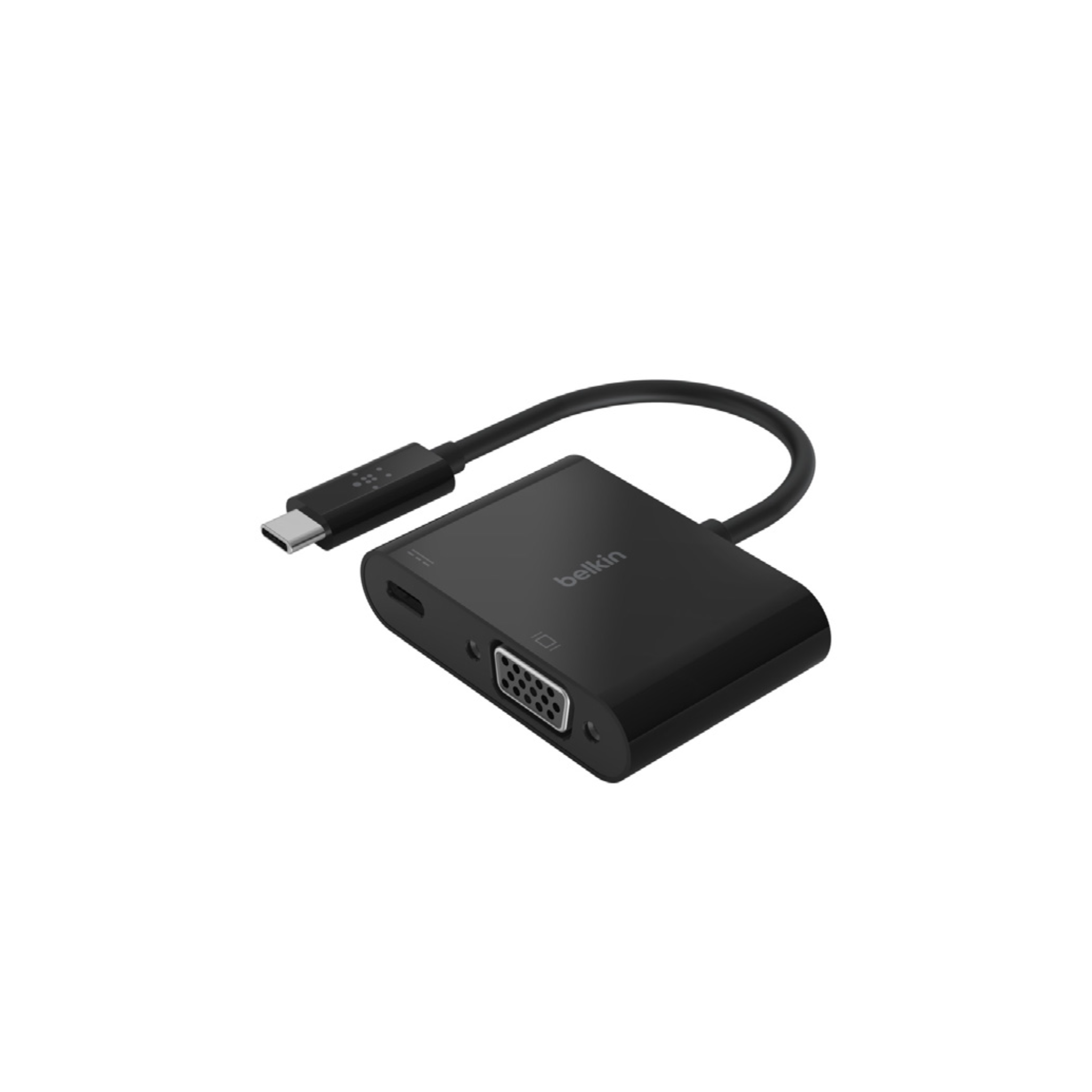 Adaptador de USB-C para VGA+Carregamento