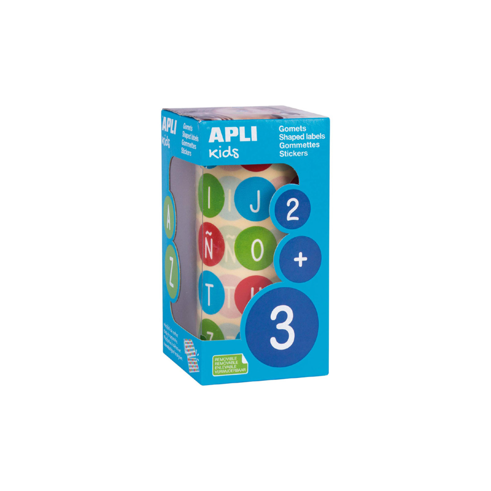 Etiquetas Figuras Letras / Apli
