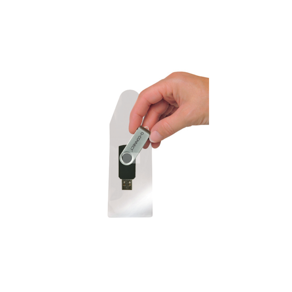 Bolsa Autoadesiva para Memórias USB