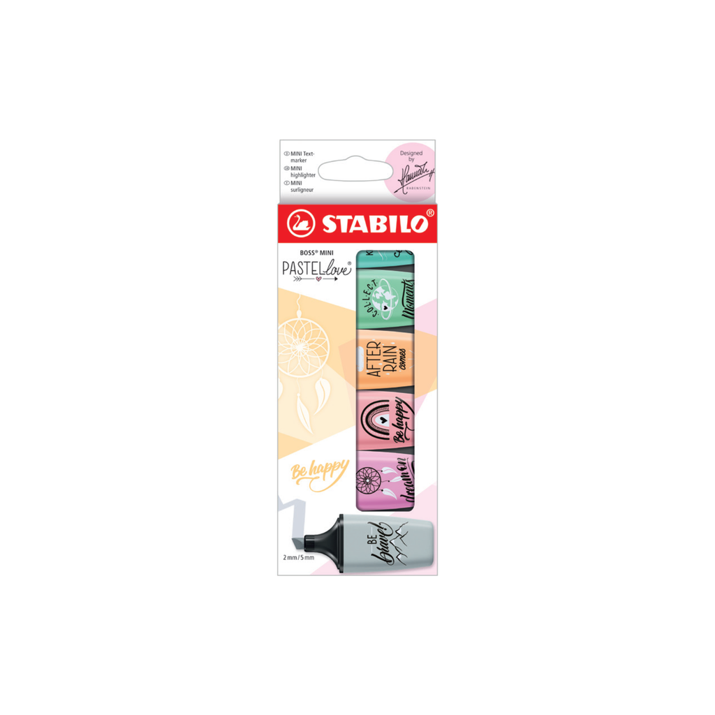 Marcador Fluorescente Boss Pastel Mini / Stabilo