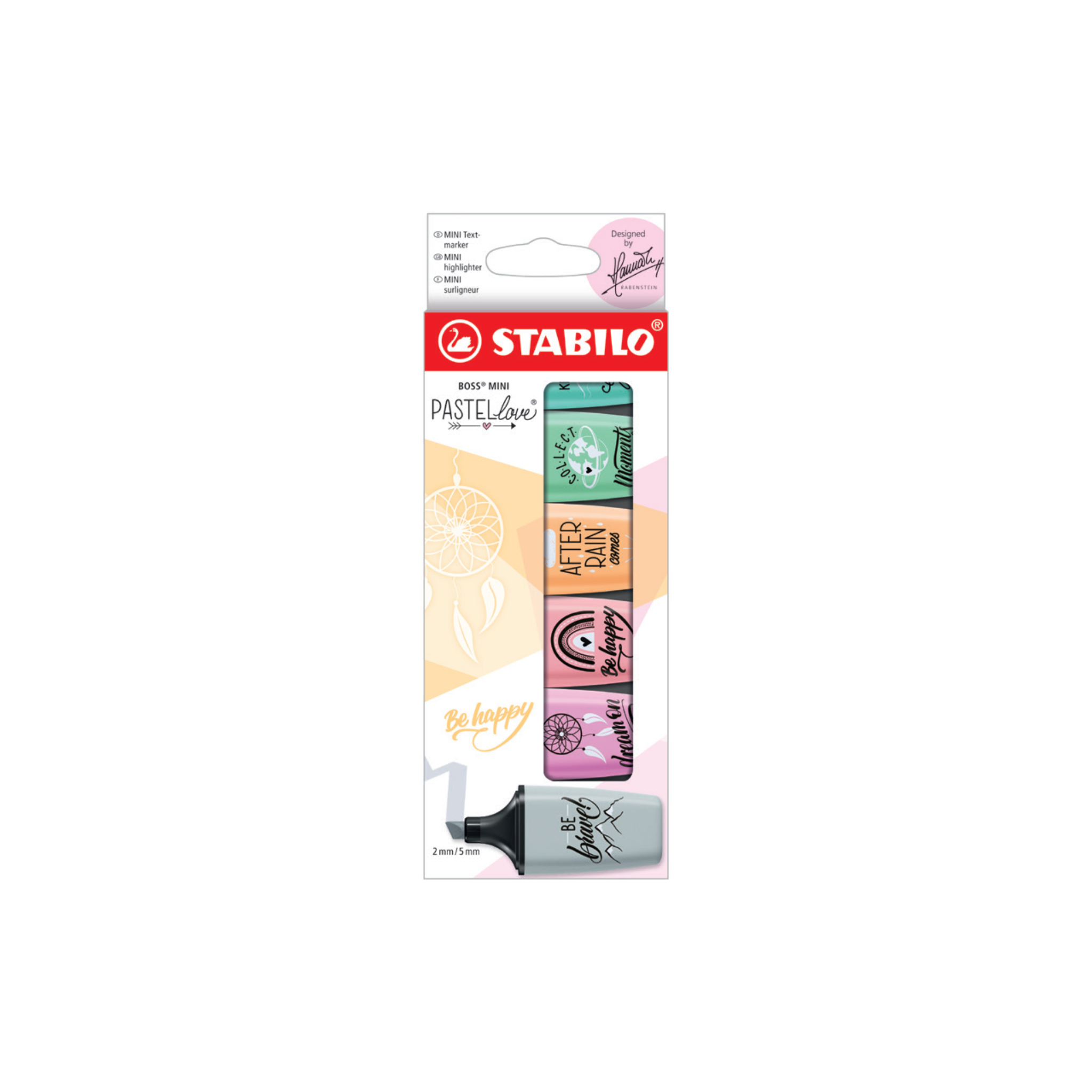 Marcador Fluorescente Boss Pastel Mini / Stabilo