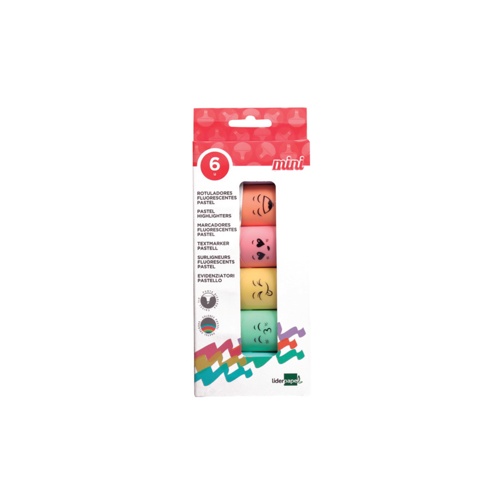 Marcador Fluorescente Mini / Liderpapel