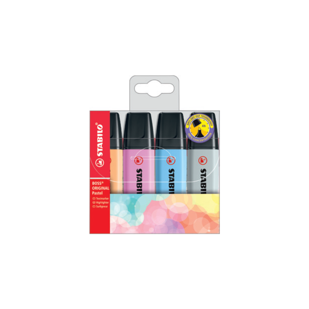 Marcador Fluorescente Pastel Boss 70 / Stabilo