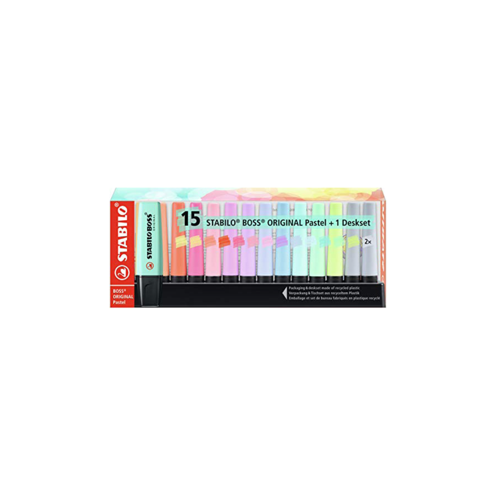 Marcador Fluorescente Pastel Boss 70 / Stabilo