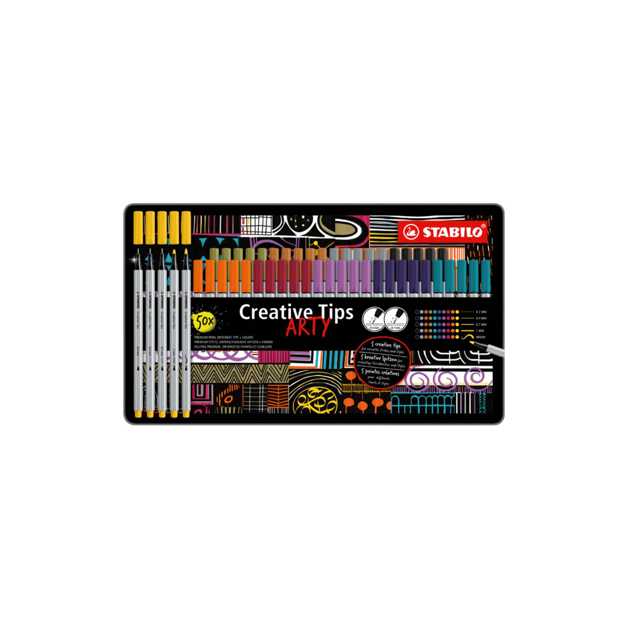 Marcador Creative Tips Arty Line / Stabilo
