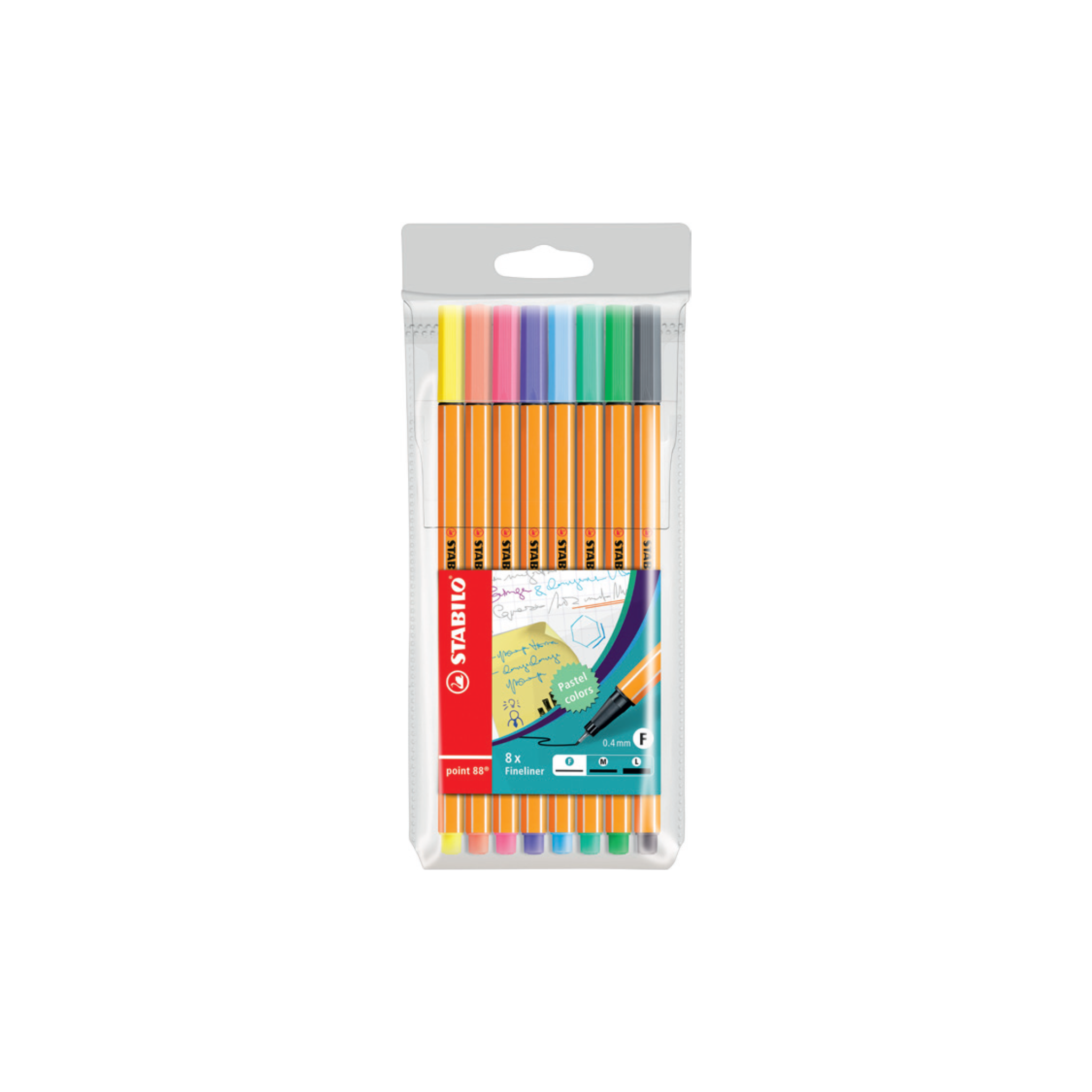 Marcador Point 88 Pastel / Stabilo