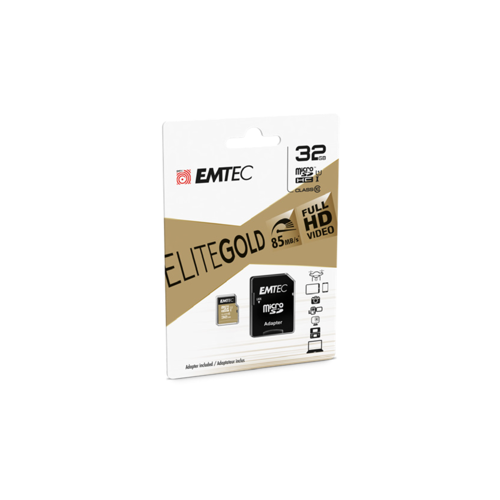 Micro SDHC 32GB UHS1 + Adaptador