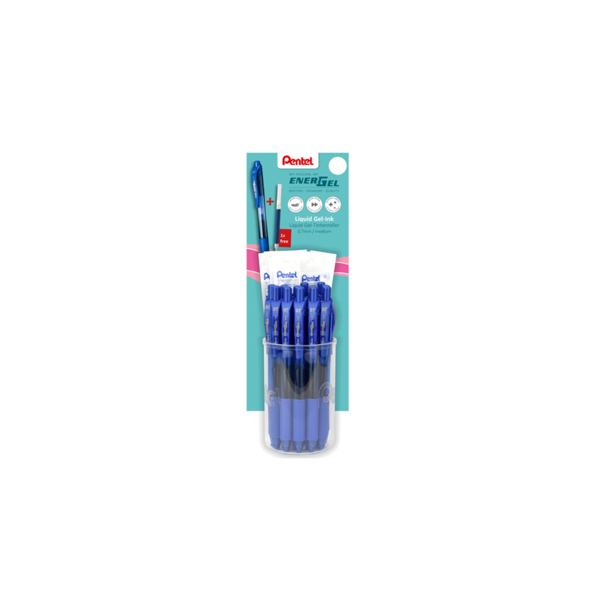 Roller BL107 Retrátil / Pentel